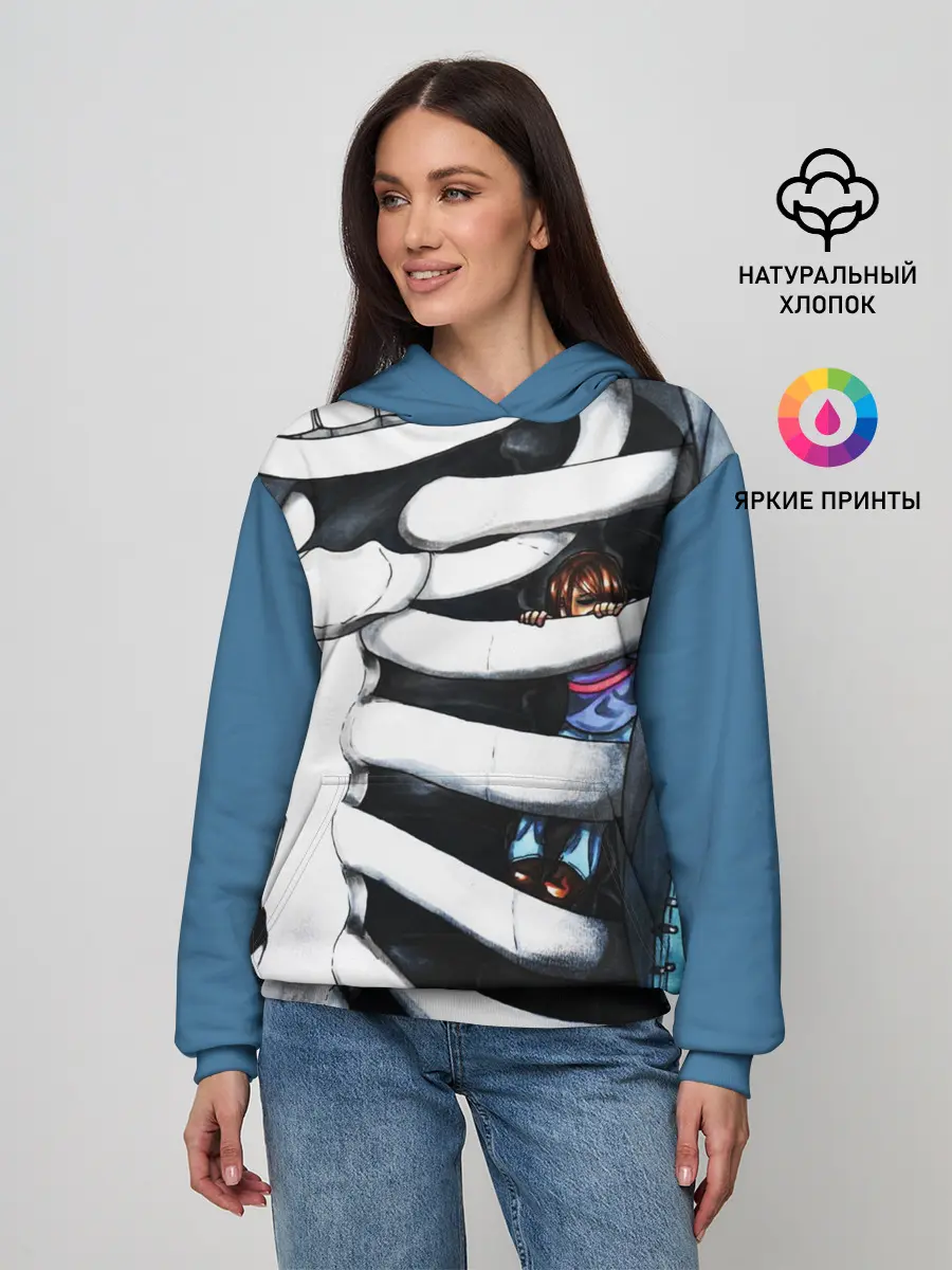 Женское худи / SANS AND FRISK