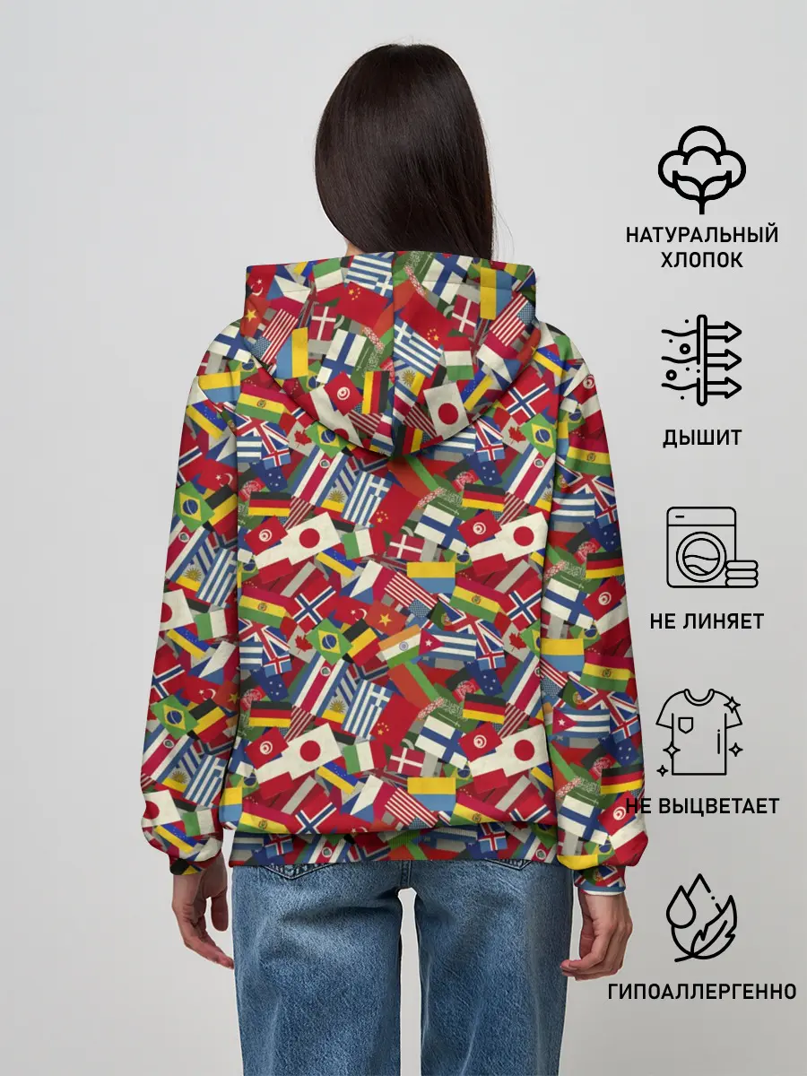 Женское худи / Страны Мира