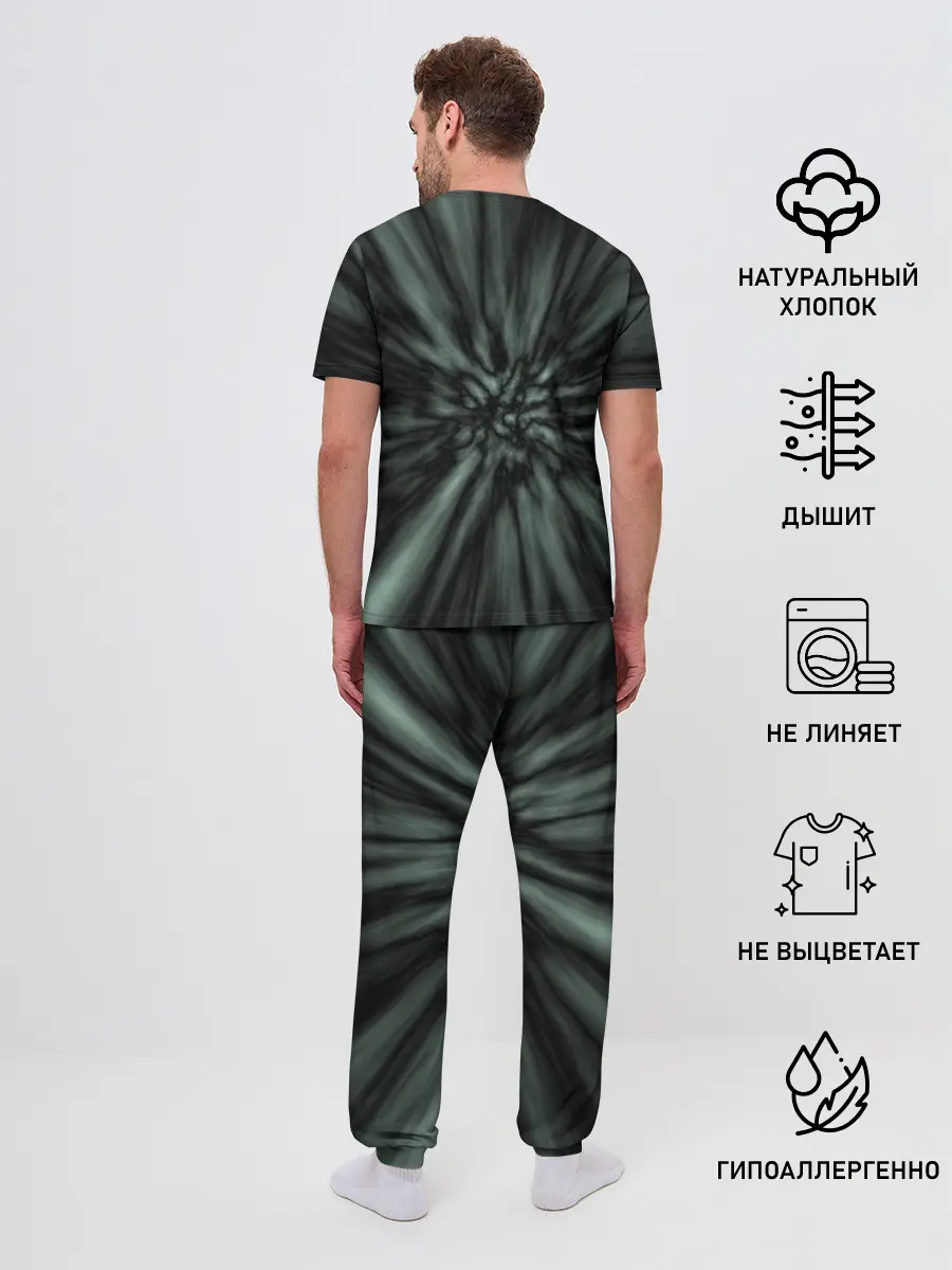 Мужская пижама с брюками / Глубокая пустота