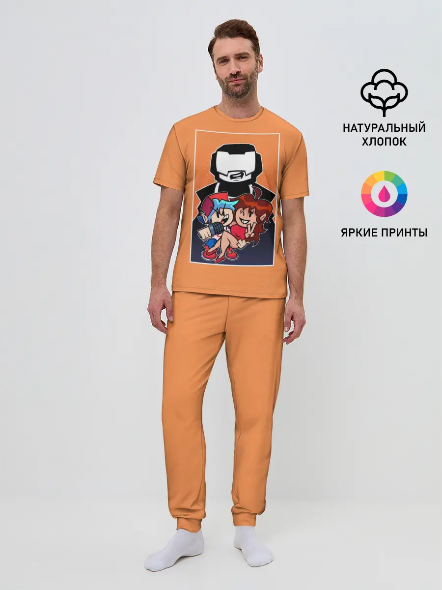 Мужская пижама с брюками / Boyfriend, Girlfriend, Tankman