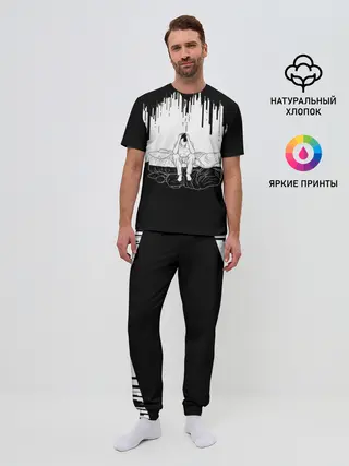 Мужская пижама с брюками / РАБОТА ДОМ | ДЕНЬ СУРКА