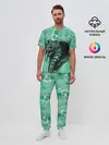 Мужская пижама с брюками / Кобра. Змеиный стиль