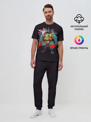 Мужская пижама с брюками / Злой Рафаэль