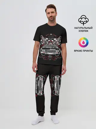 Мужская пижама с брюками / МАШИНА