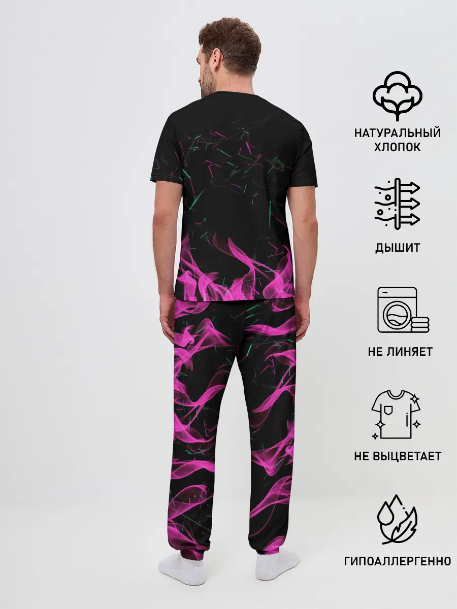 Мужская пижама с брюками / Аниме Девушка Киберпанк