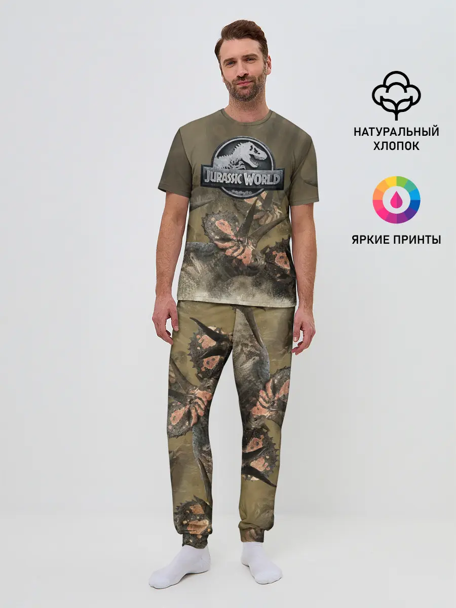 Мужская пижама с брюками / Jurassic World | Мир Юрского Периода