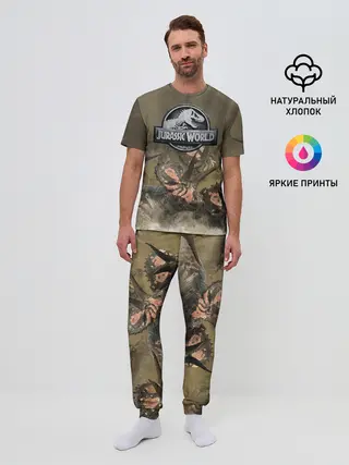 Мужская пижама с брюками / Jurassic World | Мир Юрского Периода