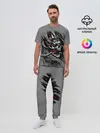 Мужская пижама с брюками / Skull through metal