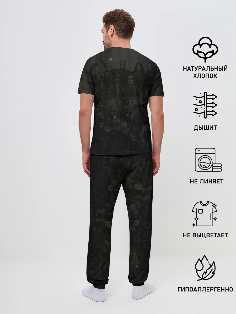 Мужская пижама с брюками / Powerwolf