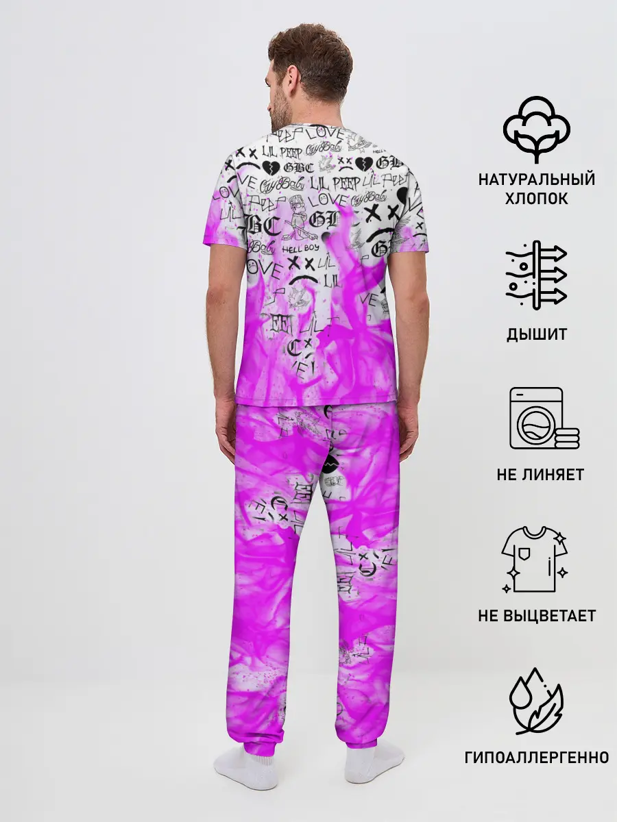 Мужская пижама с брюками / CRY BABY LIL PEEP