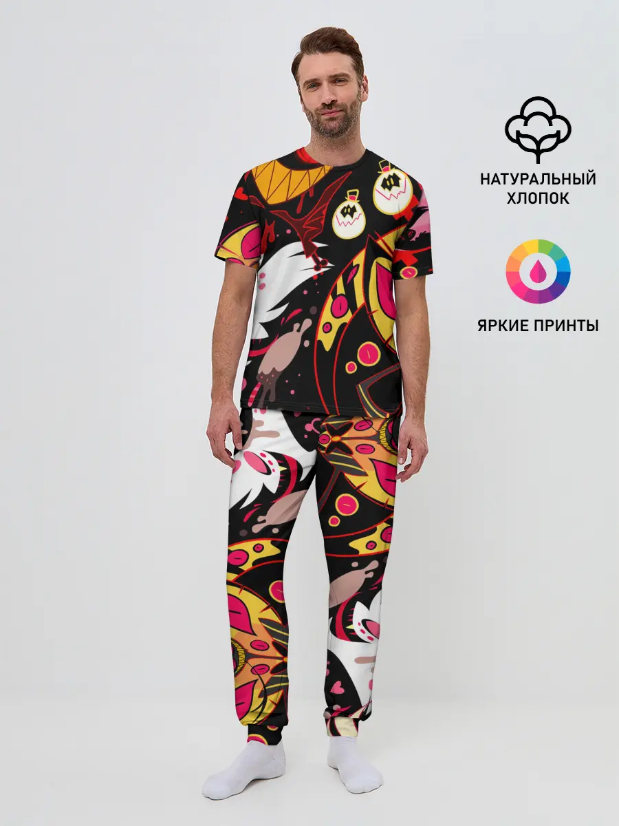 Мужская пижама с брюками / Hazbin Hotel