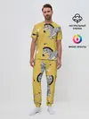 Мужская пижама с брюками / Зебра АРТ