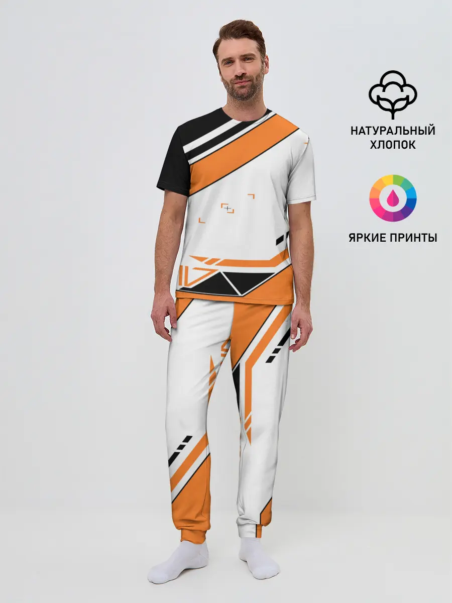 Мужская пижама с брюками / Cs Go Asiimov Style #1