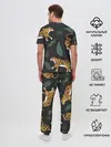 Мужская пижама с брюками / Тропический тигр