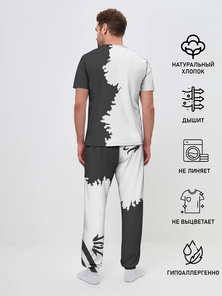 Мужская пижама с брюками / абстракция Фейри Тейл