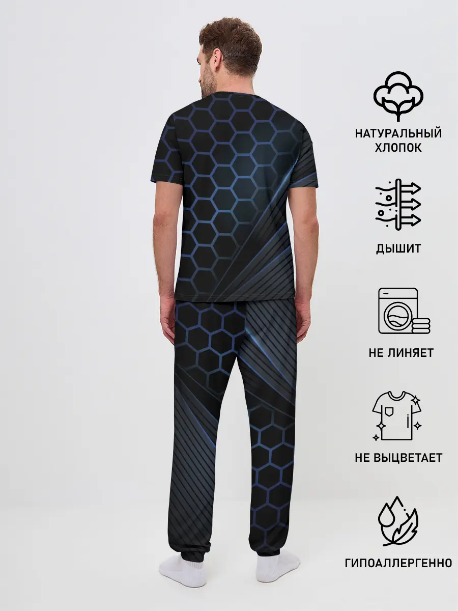 Мужская пижама с брюками / Tesla