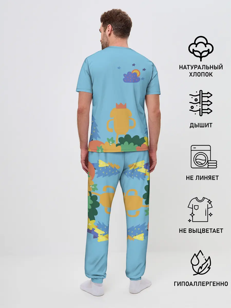 Мужская пижама с брюками / Время приключений Winter