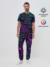 Мужская пижама с брюками / ЛОГОТИПЫ ПРОЕКТОВ ИЛОНА МАСКА.