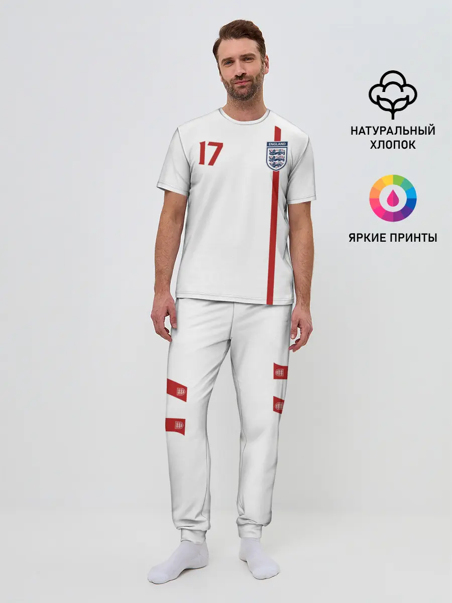 Мужская пижама с брюками / Тедди Шерингем Англия Ретро