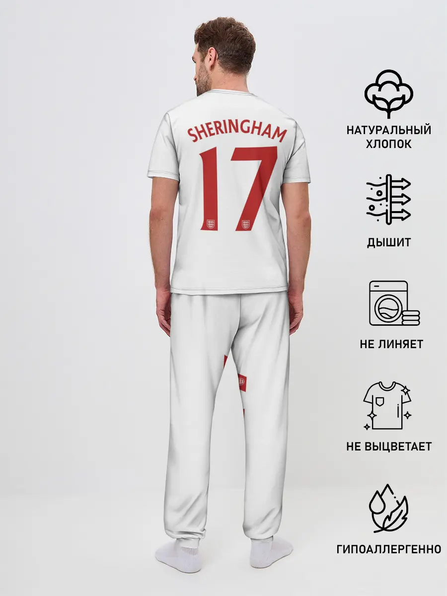 Мужская пижама с брюками / Тедди Шерингем Англия Ретро