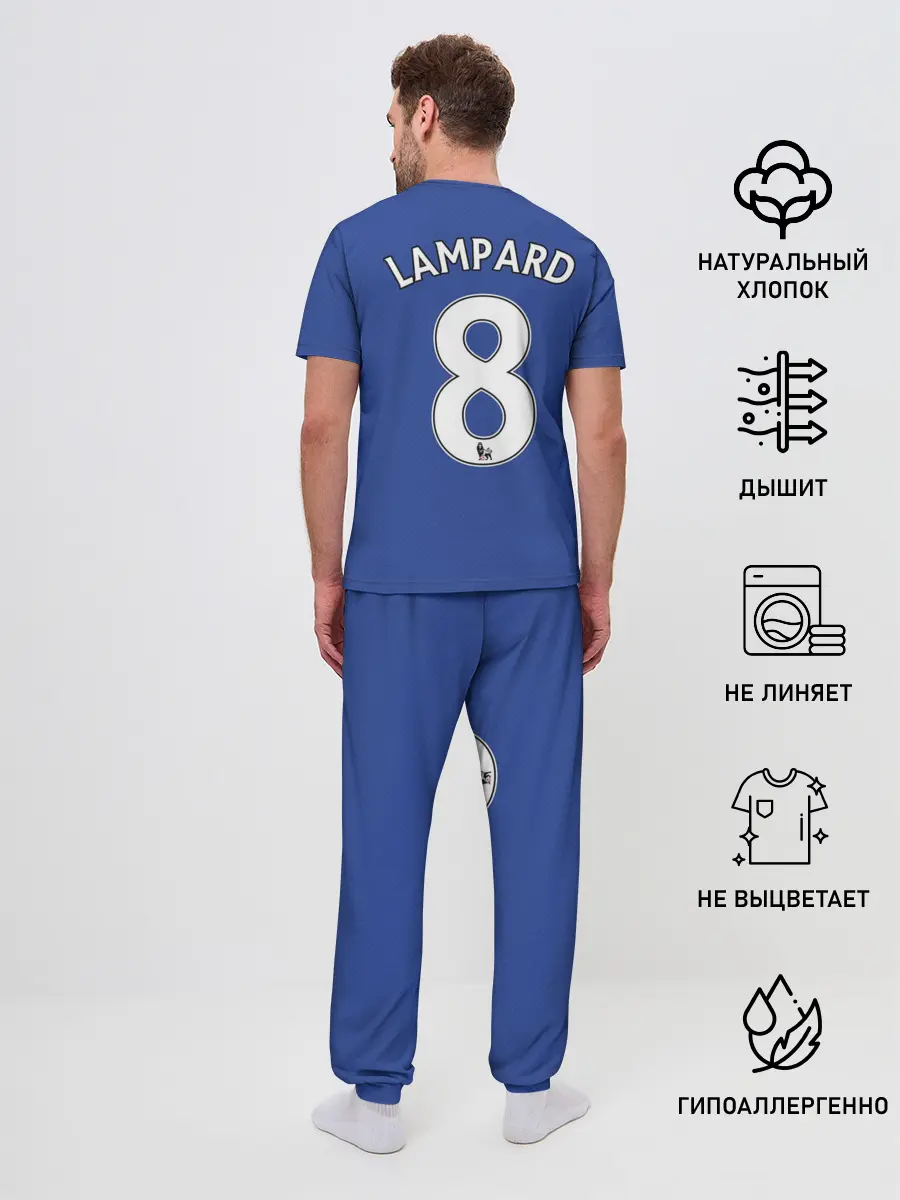 Мужская пижама с брюками / Фрэнк Лэмпард Челси Ретро