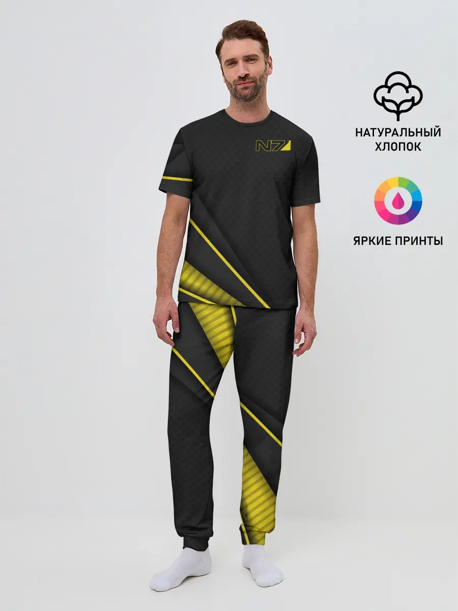 Мужская пижама с брюками / Mass Effect N7