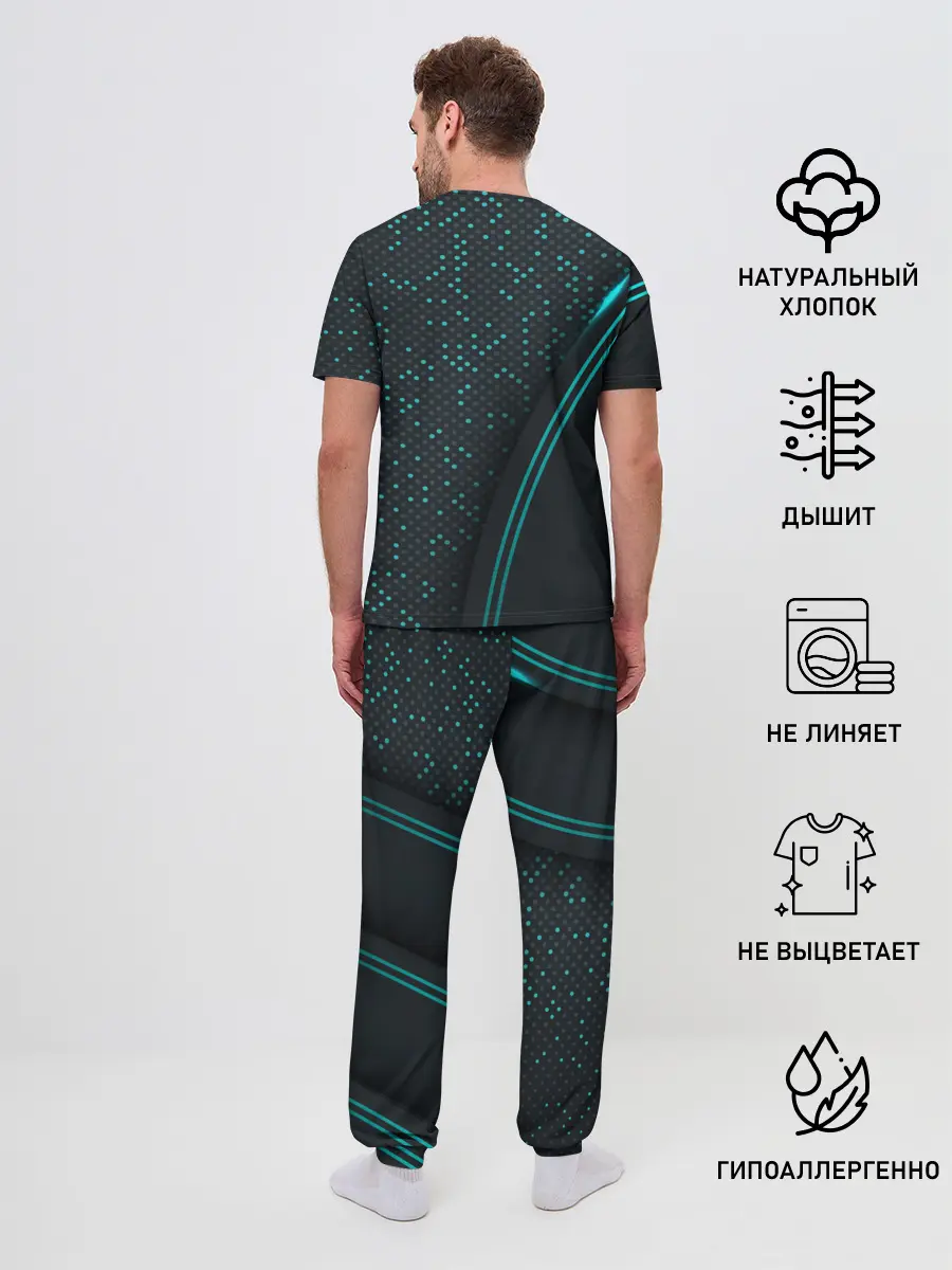 Мужская пижама с брюками / Mass Effect N7