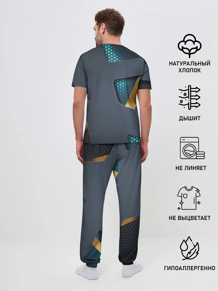 Мужская пижама с брюками / MASS EFFECT N7 | МАСС ЭФФЕКТ Н7