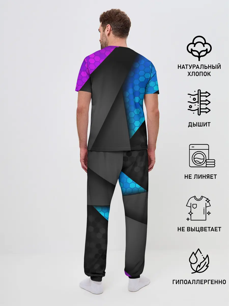 Мужская пижама с брюками / Mass Effect N7