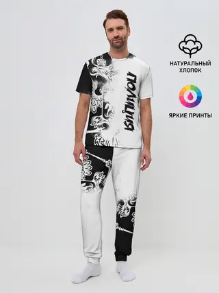 Мужская пижама с брюками / Полиция