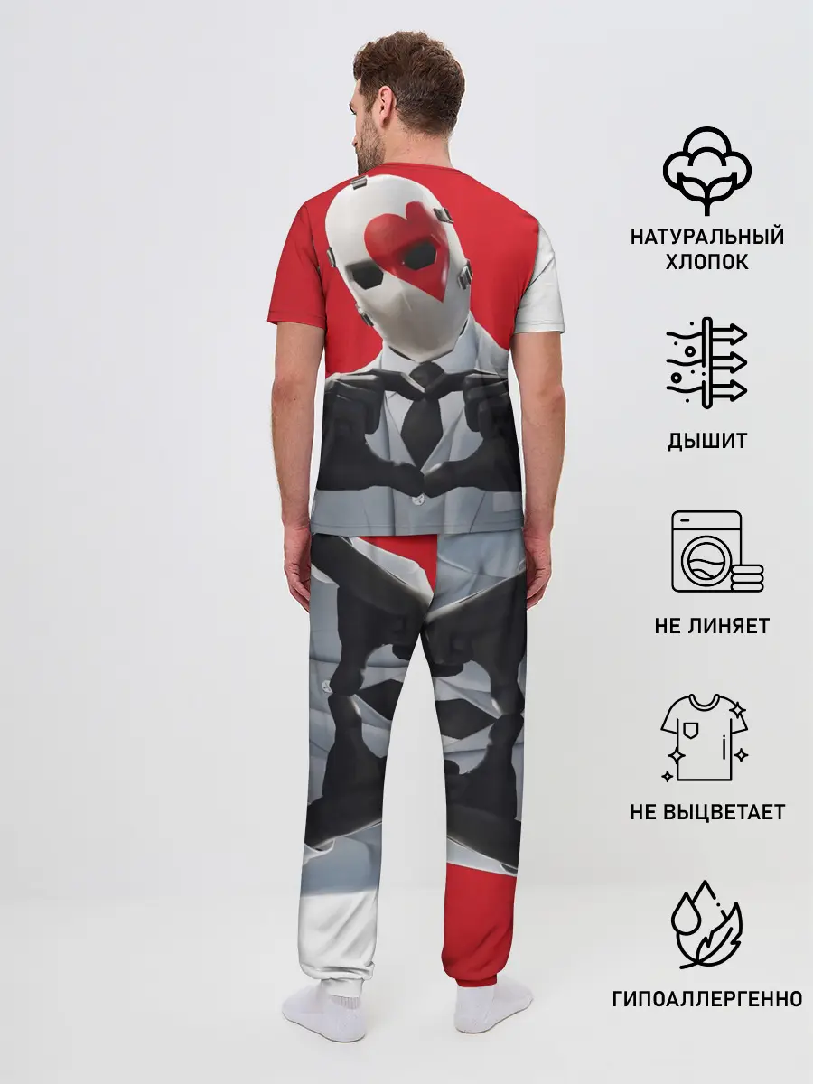 Мужская пижама с брюками / Fortnite