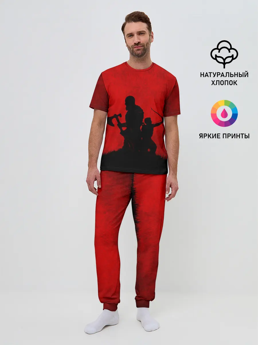 Мужская пижама с брюками / God of War