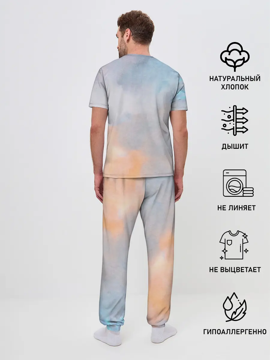 Мужская пижама с брюками / Warrior Zoomorph