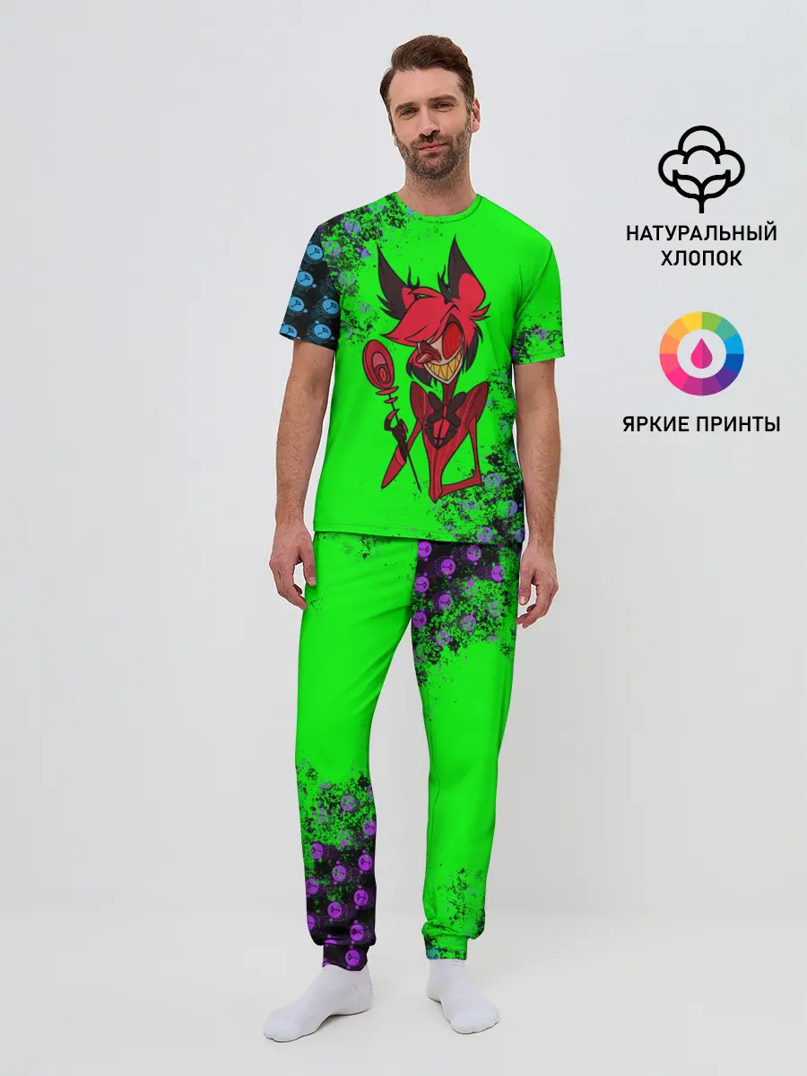 Мужская пижама с брюками / Hazbin Hotel Alastor