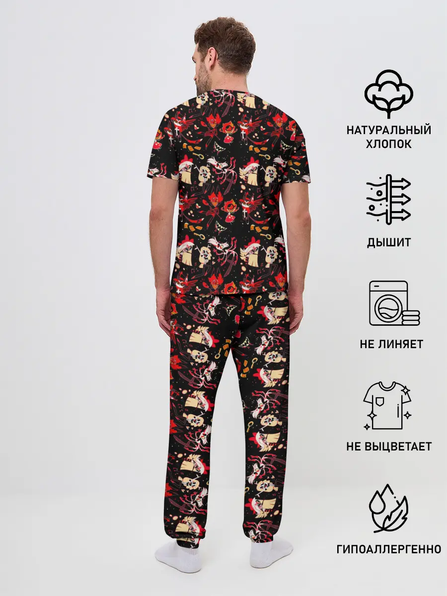 Мужская пижама с брюками / Hazbin Hotel