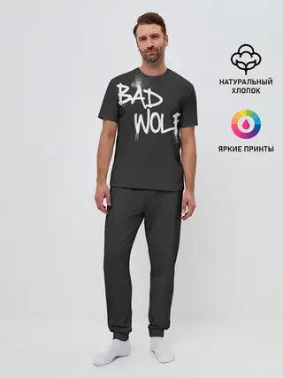 Мужская пижама с брюками / Bad wolf
