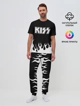 Мужская пижама с брюками / Kiss
