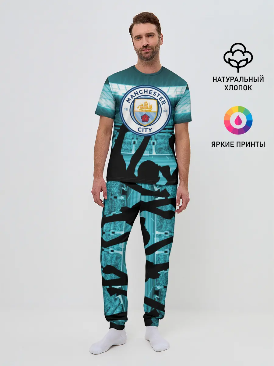 Мужская пижама с брюками / Manchester City