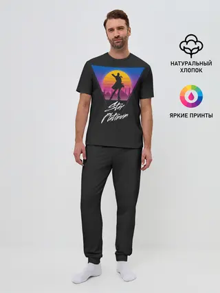 Мужская пижама с брюками / Приключения ДжоДжо