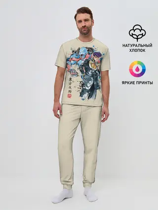 Мужская пижама с брюками / Приключения ДжоДжо