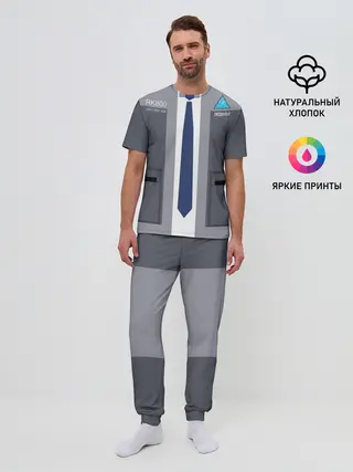 Мужская пижама с брюками / Detroit:become