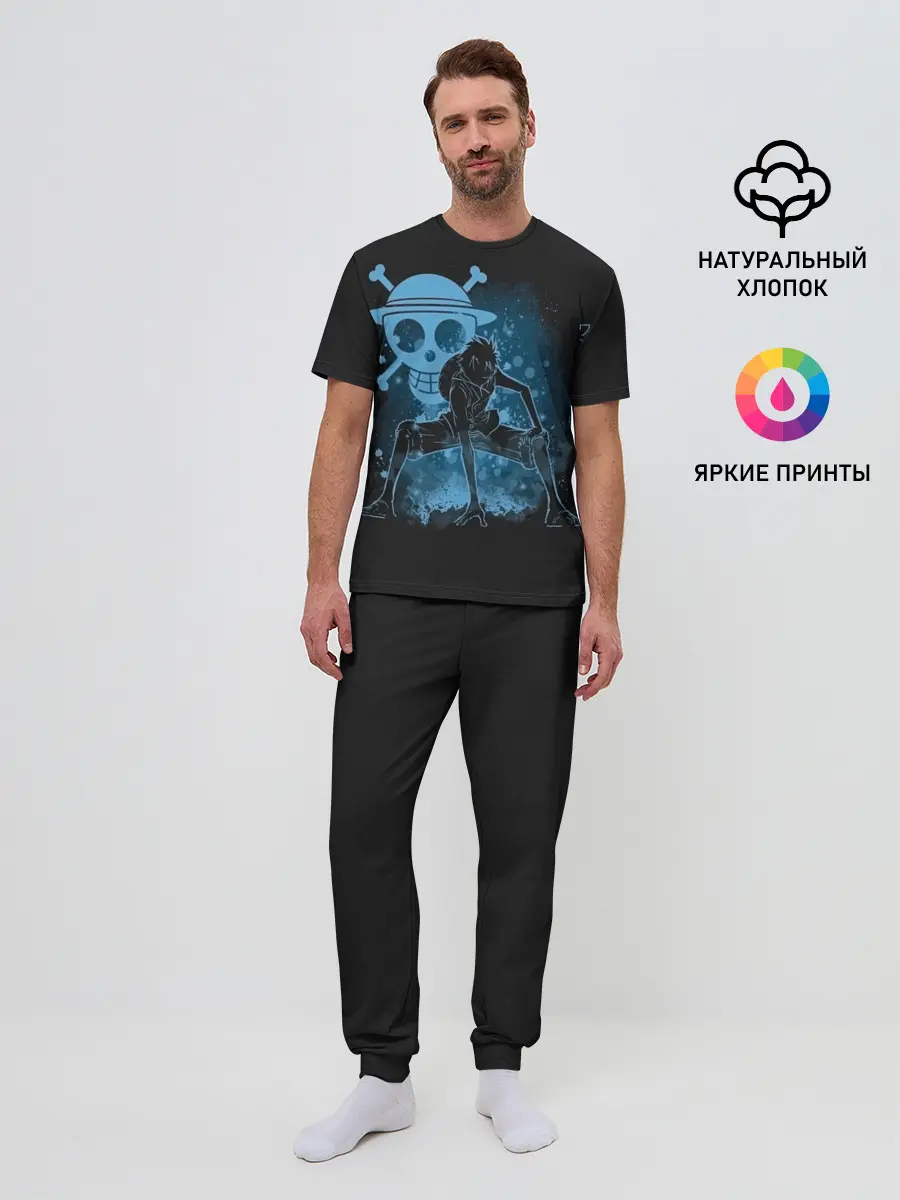 Мужская пижама с брюками / под водой One Piece