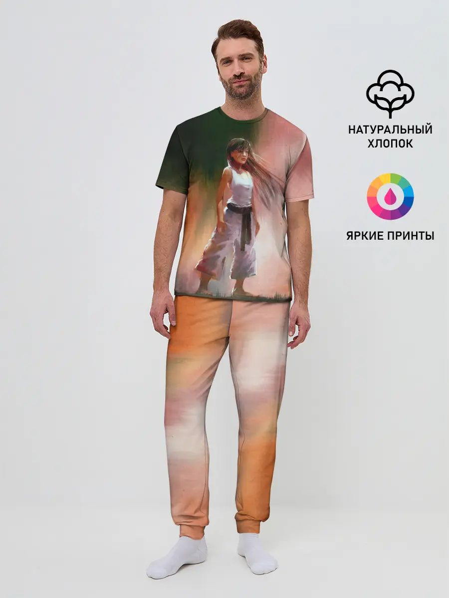 Мужская пижама с брюками / Girl