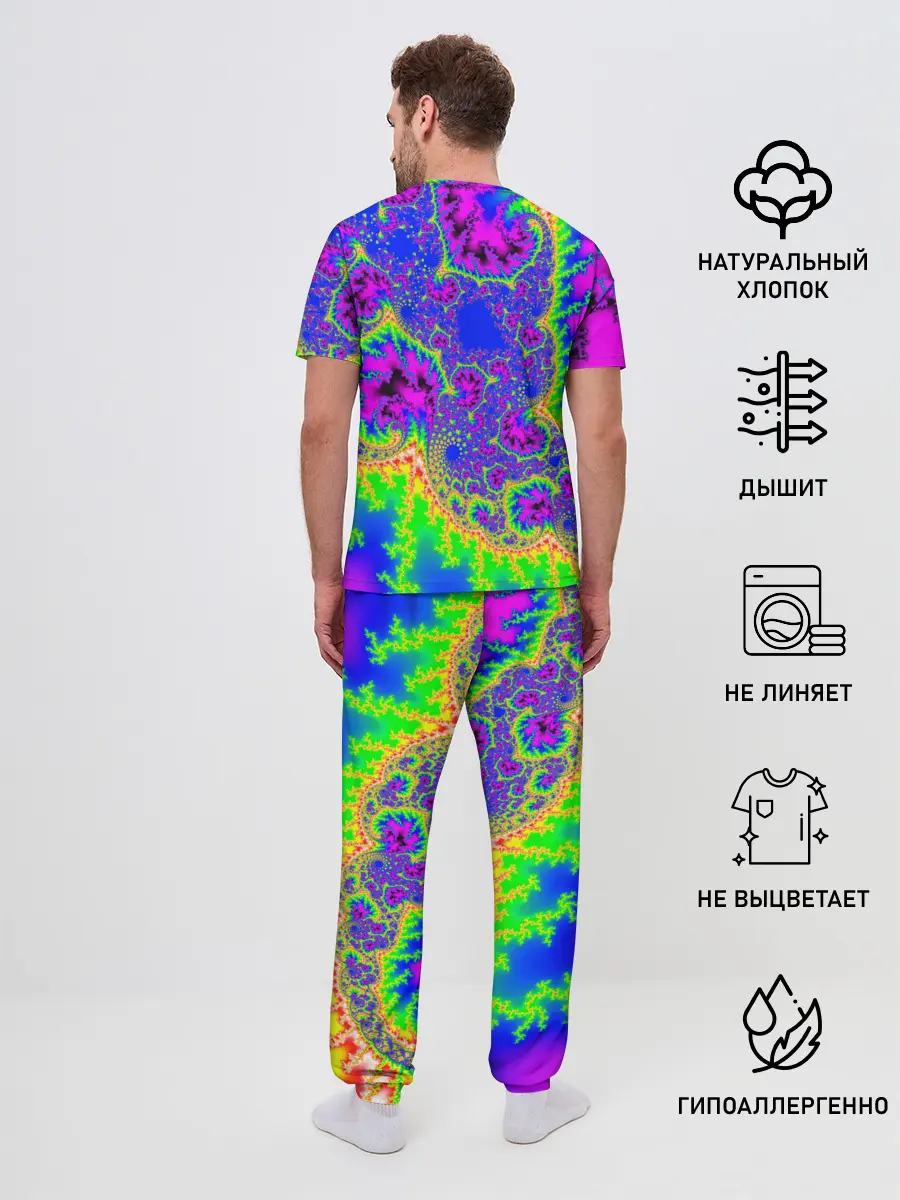 Мужская пижама с брюками / NEON&ACID