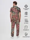 Мужская пижама с брюками / Узор хохломы