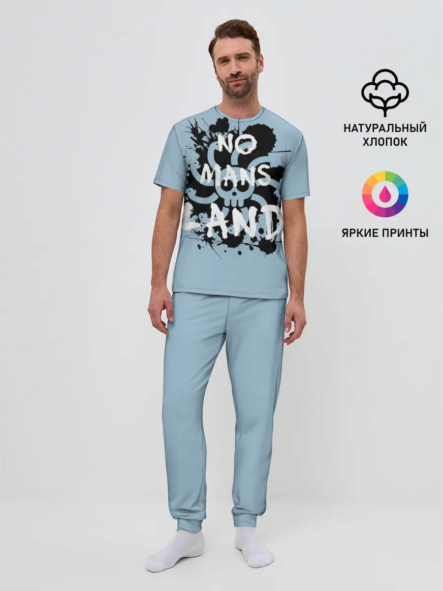 Мужская пижама с брюками / One Piece No Mans Land