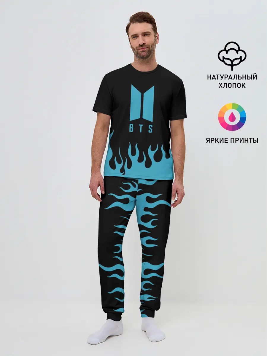 Мужская пижама с брюками / BTS