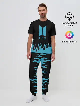 Мужская пижама с брюками / BTS