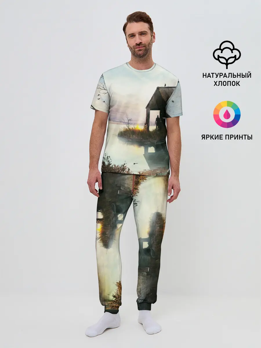 Мужская пижама с брюками / STALKER