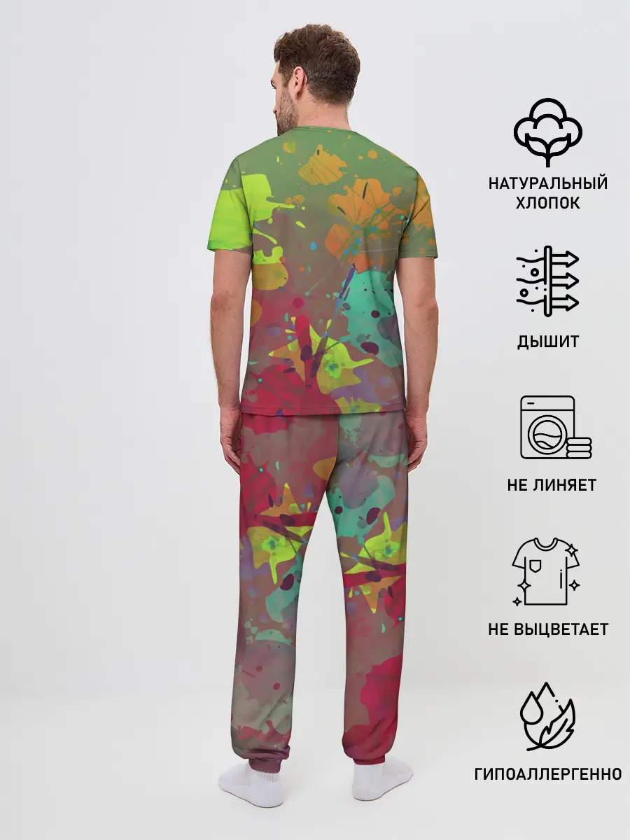 Мужская пижама с брюками / Фотограф